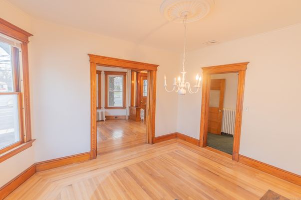 Chandelier, Empty room, Interior, Wood Texture Flooring