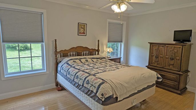 Bedroom, Interior, Wood Texture Flooring