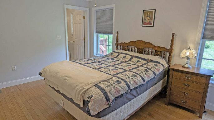 Bedroom, Interior, Wood Texture Flooring