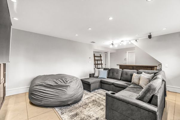 Interior, Living room, Recessed Lighting