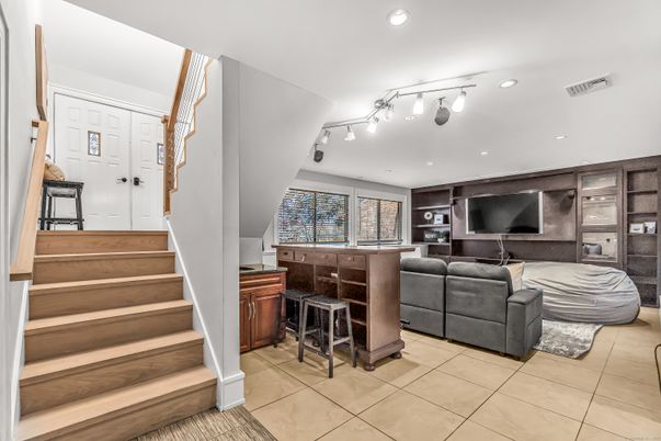 Interior, Living room, Recessed Lighting