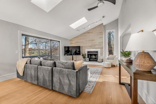 Fireplace, Interior, Living room, Wood Texture Flooring, Wooden Walls