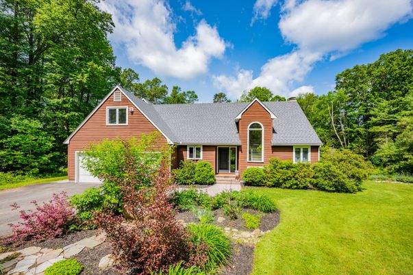 Attached, Exterior, Facade, Log Home