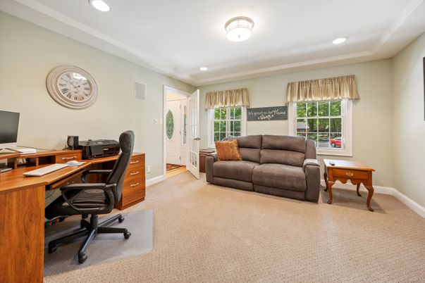 Home Office, Interior, Recessed Lighting