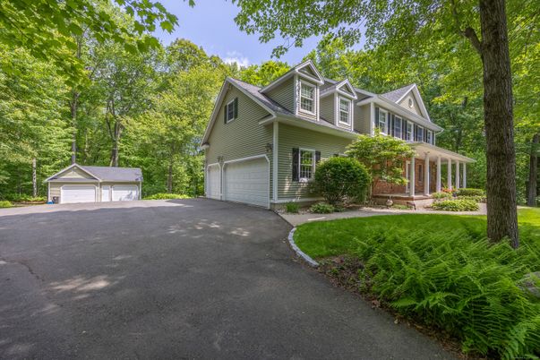 Attached, Detached Garage, Exterior, Facade, Queen Anne Victorian