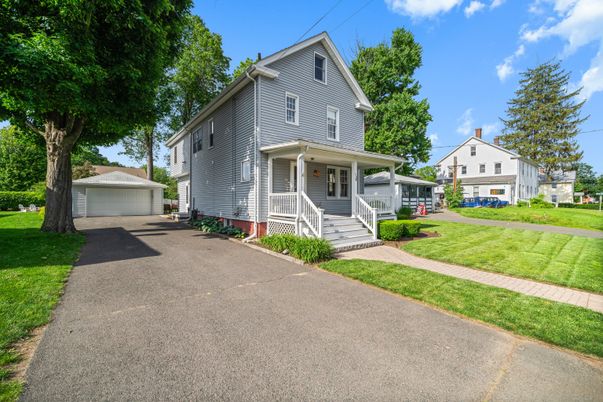 Backyard, Detached Garage, Exterior, Facade, Queen Anne Victorian
