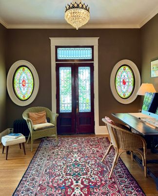 Chandelier, Interior, Wood Texture Flooring
