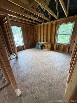 Empty room, Interior, Wooden Beams, Wooden Ceilings, Wooden Walls