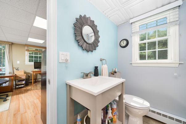 Bathroom, Interior, Wood Texture Flooring