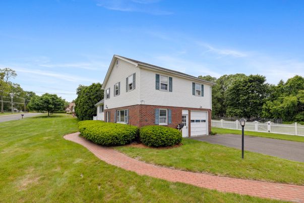 Attached, Exterior, Facade, Brick Facade, Farmhouse