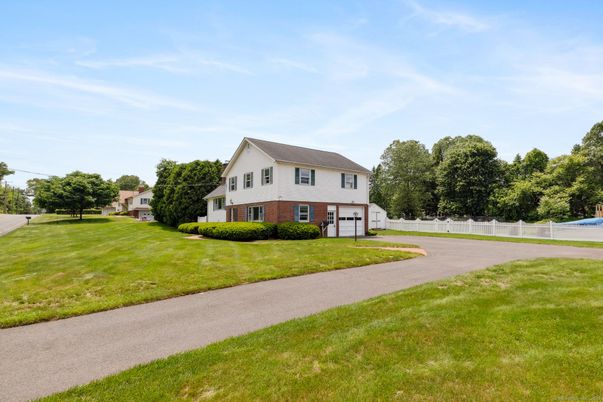 Attached, Backyard, Exterior, Facade, Farmhouse