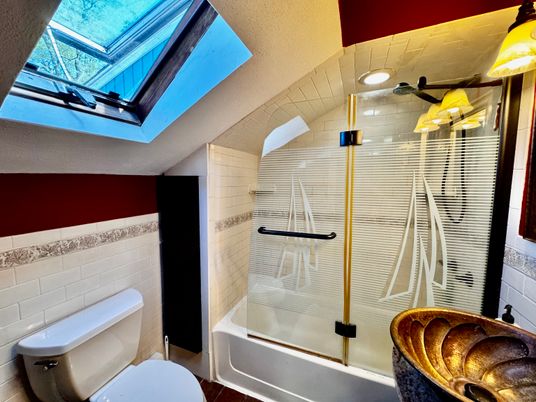 Bathroom, Glass Shower, Interior