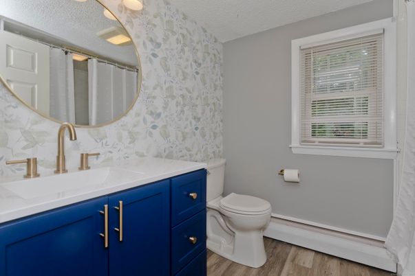 Bathroom, Interior, Wood Texture Flooring