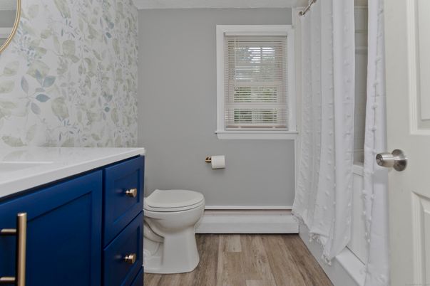 Bathroom, Interior, Wood Texture Flooring