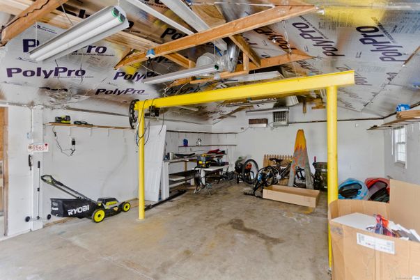 Fitness Equipment, Interior, Wooden Beams