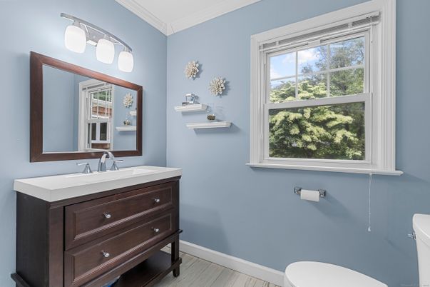 Bathroom, Interior, Wood Texture Flooring