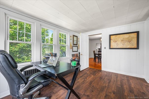 Home Office, Interior, Wood Texture Flooring