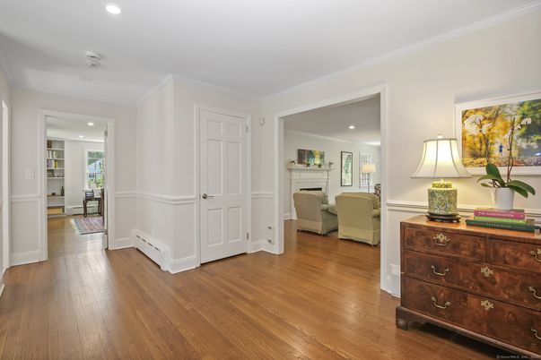 Fireplace, Interior, Recessed Lighting, Wood Texture Flooring