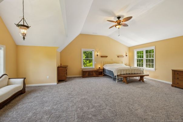 Bedroom, Interior, Pendant Lights