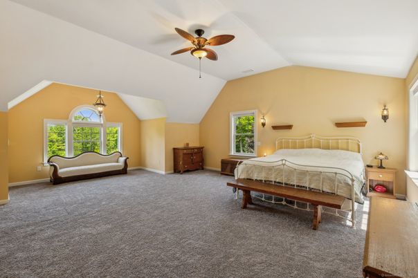 Bedroom, Interior, Pendant Lights