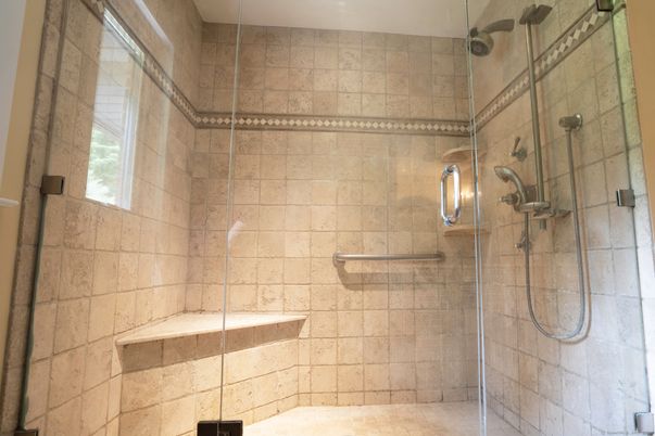 Bathroom, Glass Shower, Interior