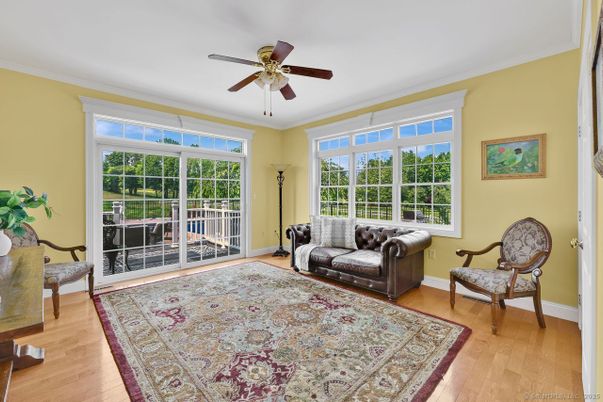 Interior, Sun Room, Wood Texture Flooring