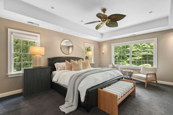 Bedroom, Interior, Recessed Lighting