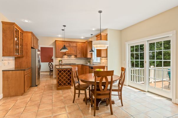 Dining room, Interior, Kitchen, Pendant Lights, Recessed Lighting