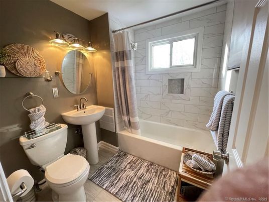 Bathroom, Interior, Marble Walls