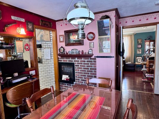Dining room, Interior, Wood Texture Flooring