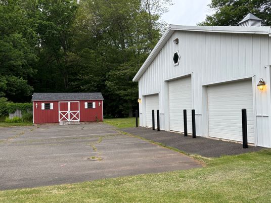 Backyard, Detached Garage, Exterior