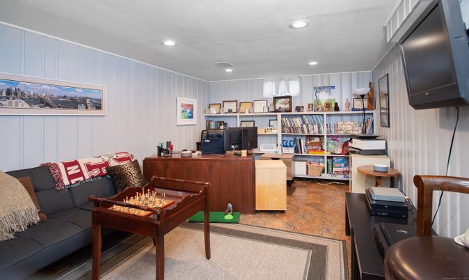 Home Office, Interior, Recessed Lighting
