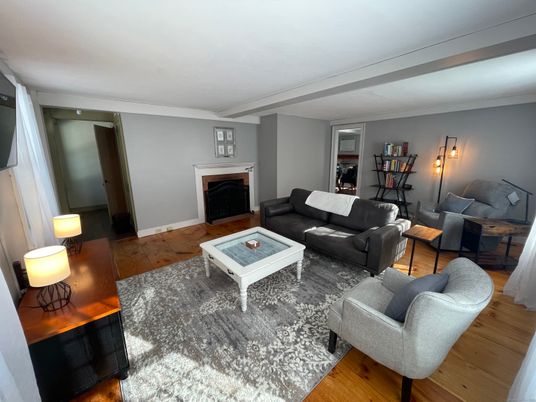 Fireplace, Interior, Living room, Wood Texture Flooring