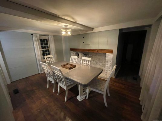 Dining room, Interior, Wood Texture Flooring