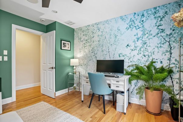 Home Office, Interior, Wood Texture Flooring