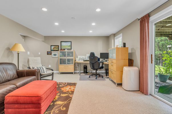 Home Office, Interior, Recessed Lighting
