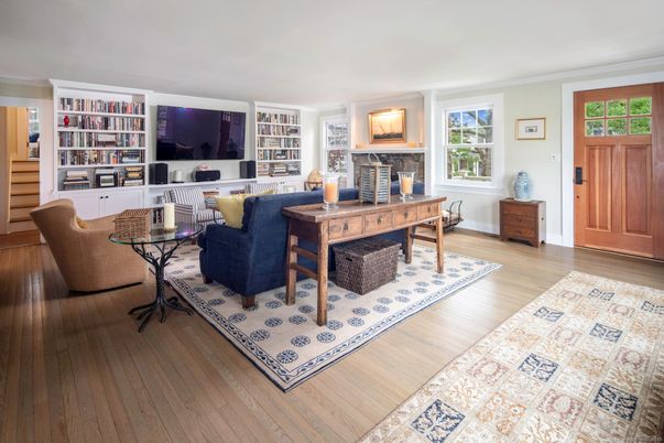 Fireplace, Interior, Living room, Wood Texture Flooring