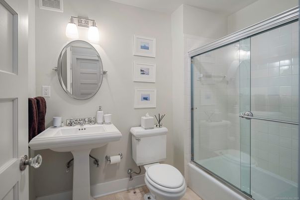 Bathroom, Glass Shower, Interior
