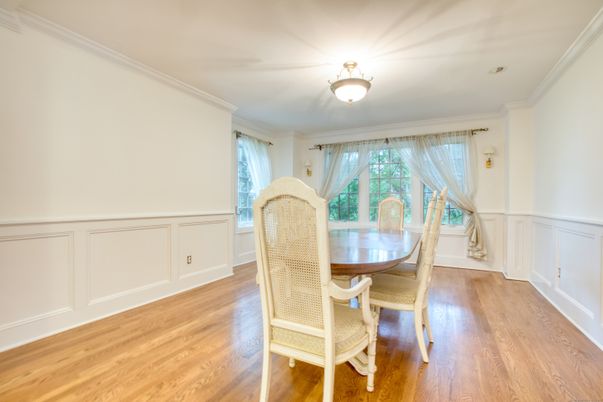 Dining room, Interior, Wood Texture Flooring