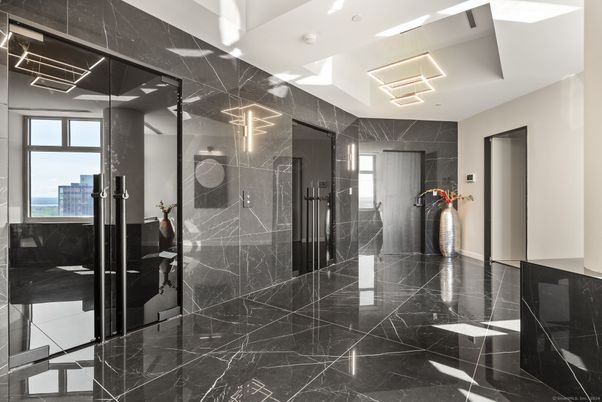 Interior, Marble, Marble Walls, Recessed Lighting