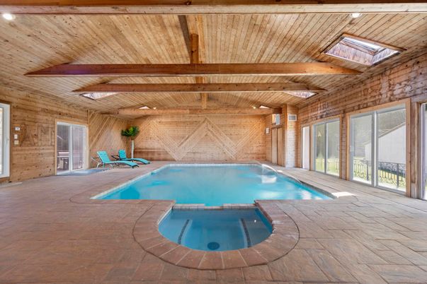 Interior, Pool, Wooden Beams, Wooden Ceilings, Wooden Walls
