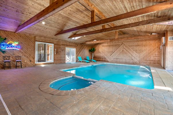 Interior, Pool, Wooden Beams, Wooden Ceilings, Wooden Walls