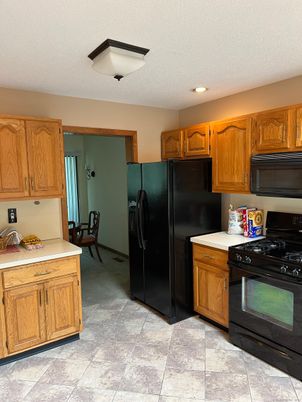 Dining room, Interior, Kitchen, Recessed Lighting