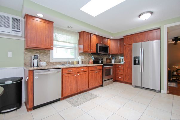 Interior, Kitchen, Recessed Lighting, Stainless Steel Appliances