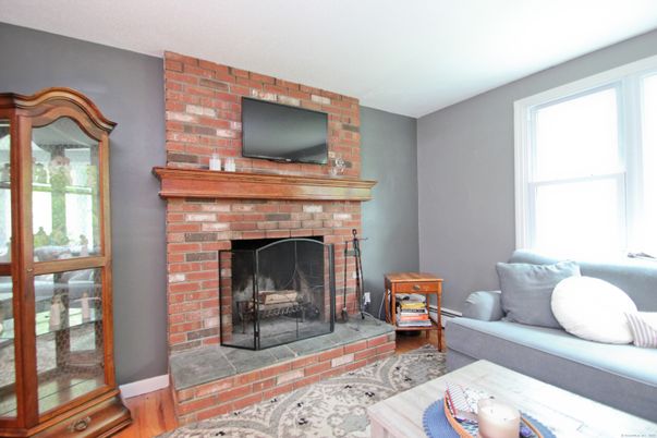 Fireplace, Interior, Living room, Wood Texture Flooring
