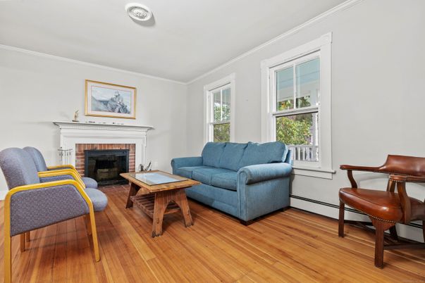 Fireplace, Interior, Wood Texture Flooring