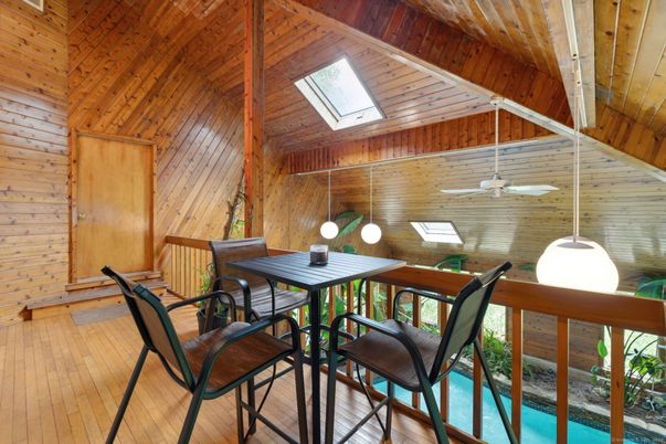 Dining room, Interior, Wooden Ceilings, Wood Texture Flooring, Wooden Walls