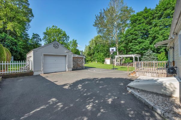 Backyard, Detached Garage, Exterior