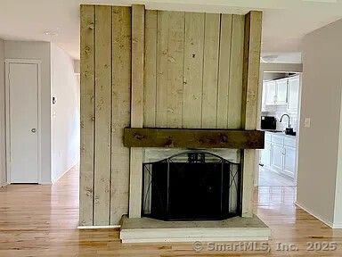 Fireplace, Interior, Wood Texture Flooring, Wooden Walls