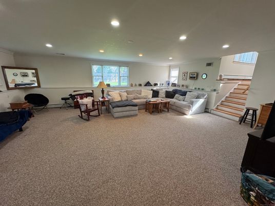 Interior, Living room, Recessed Lighting